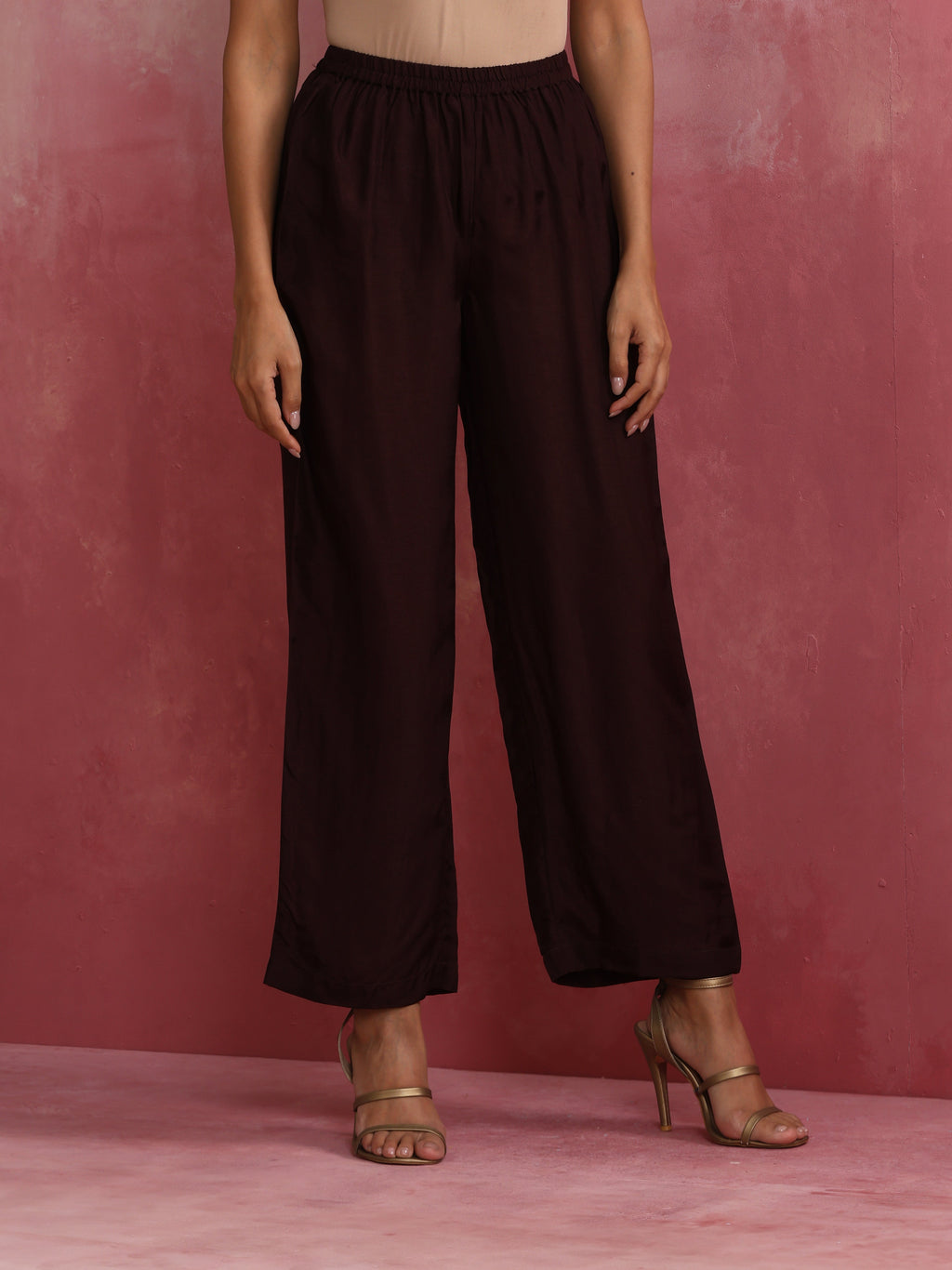 trueBrowns Cola Viscose Silk Kurta Co-ord Set | Grocsy