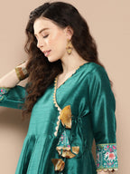 Ahalyaa Embroidered Ethnic Tunic | Grocsy
