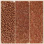 Confect Sprinkles for Cakes & Cupcakes Decoration | USP-21(Bronze) | Grocsy