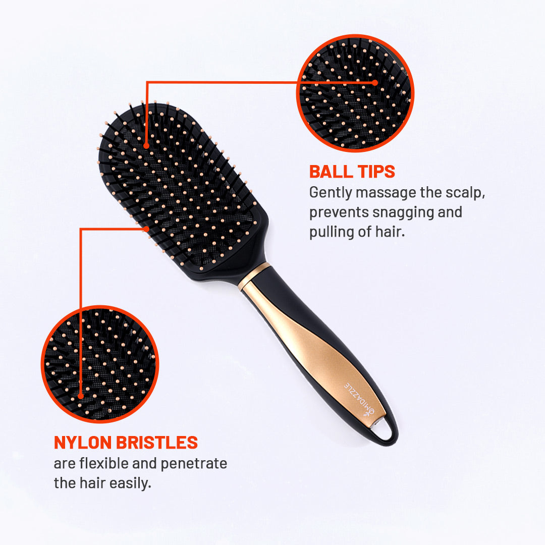 MiDazzle Oval Hair Brush (Luxe) MIHB0001 | Grocsy