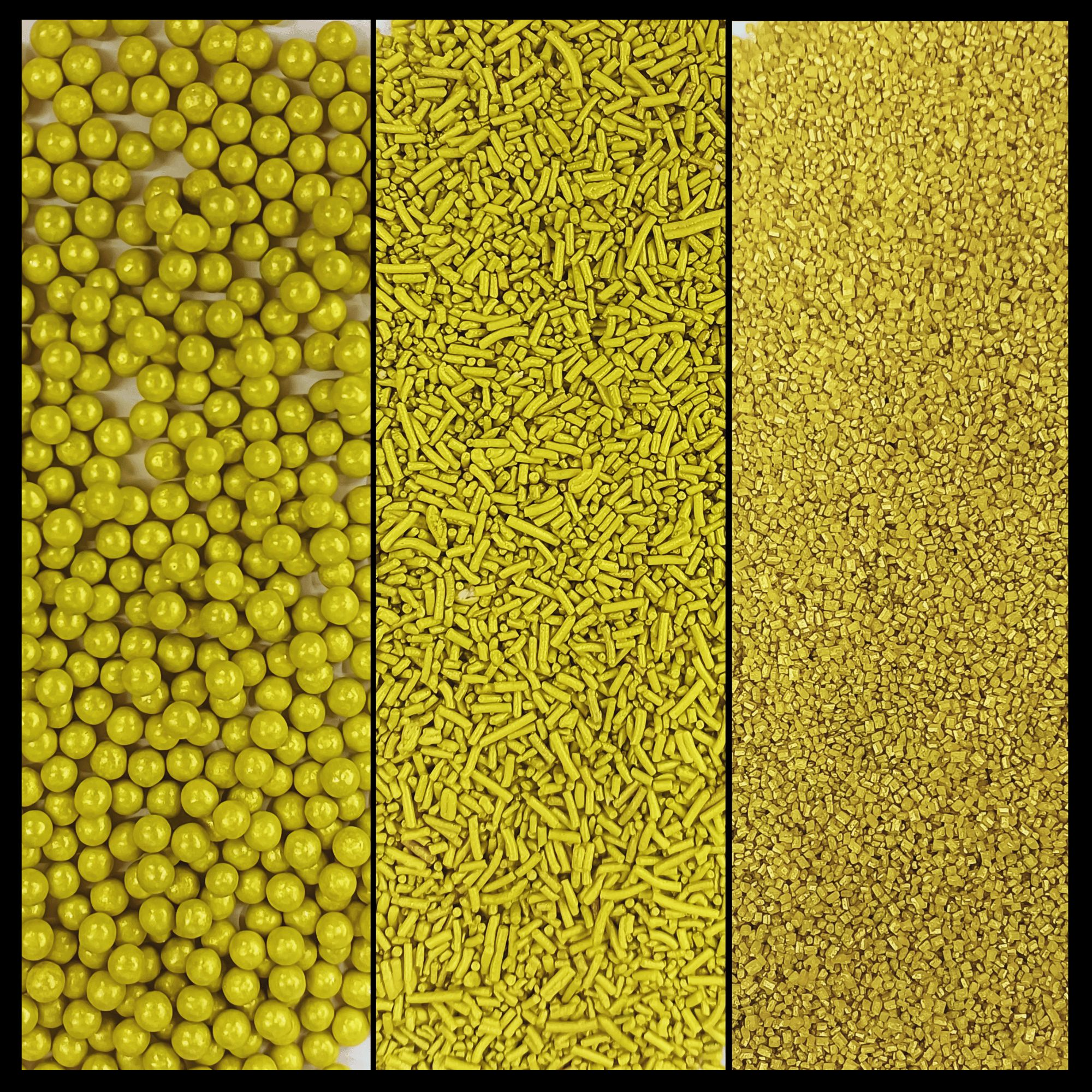 Confect Sprinkles for Cakes & Cupcakes Decoration | USP-13(Lime Green) | Grocsy