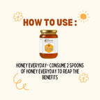 Aayug Organics Organic and Raw Honey, 100% Natural and Ayurvedic, Rich in Vitamins and Minerals