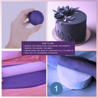 Confect Purple Fondant | Edible Sugarpaste | Grocsy