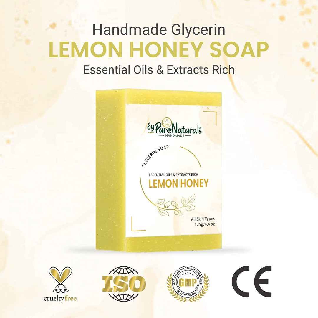 byPureNaturals Lemon Honey Soap | Grocsy