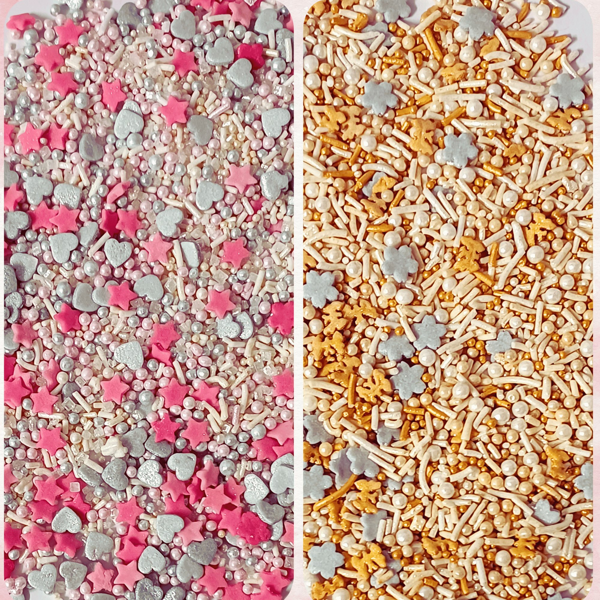 Confect Valentine Sprinkles | 19 Edible Decoration for Baking & Dessert | Grocsy