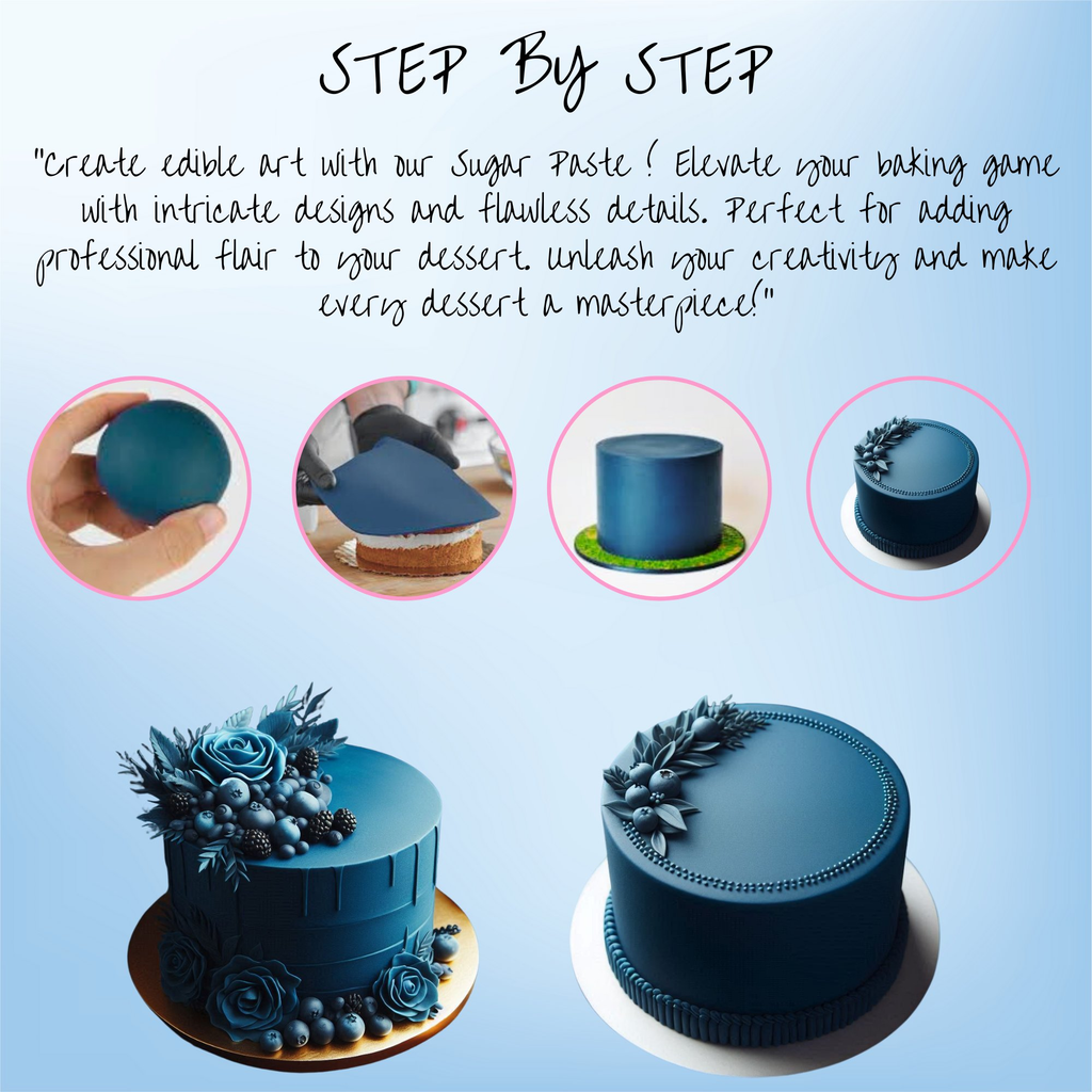 Confect Royal Blue Fondant | Edible Sugarpaste | Grocsy