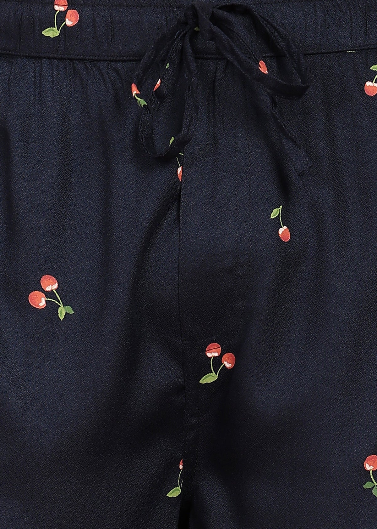 Fabmade Midnight Cherry Printed Shorts | Grocsy