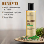 Botanic Hearth 100% Pure & Natural Cold Pressed Castor Oil | Grocsy