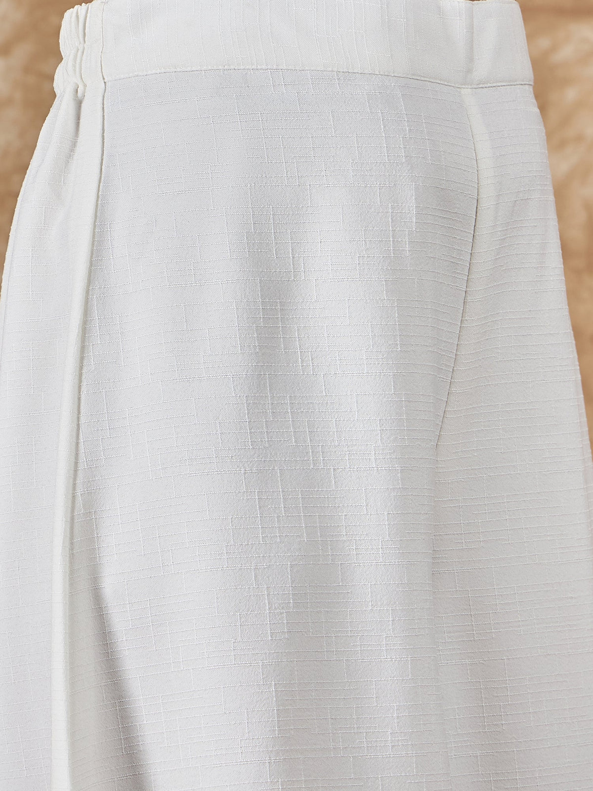 InWeave Light Yellow V Neck Aline Kurta Set | Grocsy