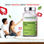 Health Veda Organics Performance Timer Veg Capsules For Men | Grocsy