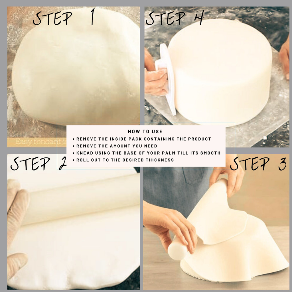 Confect Ivory Fondant | Edible Sugarpaste | Grocsy