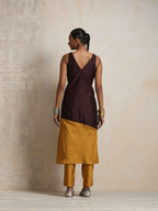 trueBrowns Cola Silk Kurta Set | Grocsy