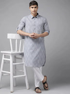 Fabmade Pure Cotton Pathani Kurta For The Modern Man | Grocsy