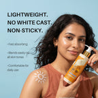 Velleja 2-in-1 Sunscreen Body Lotion SPF 50 PA++++ with 5% Niacinamide & Ceramides | Grocsy