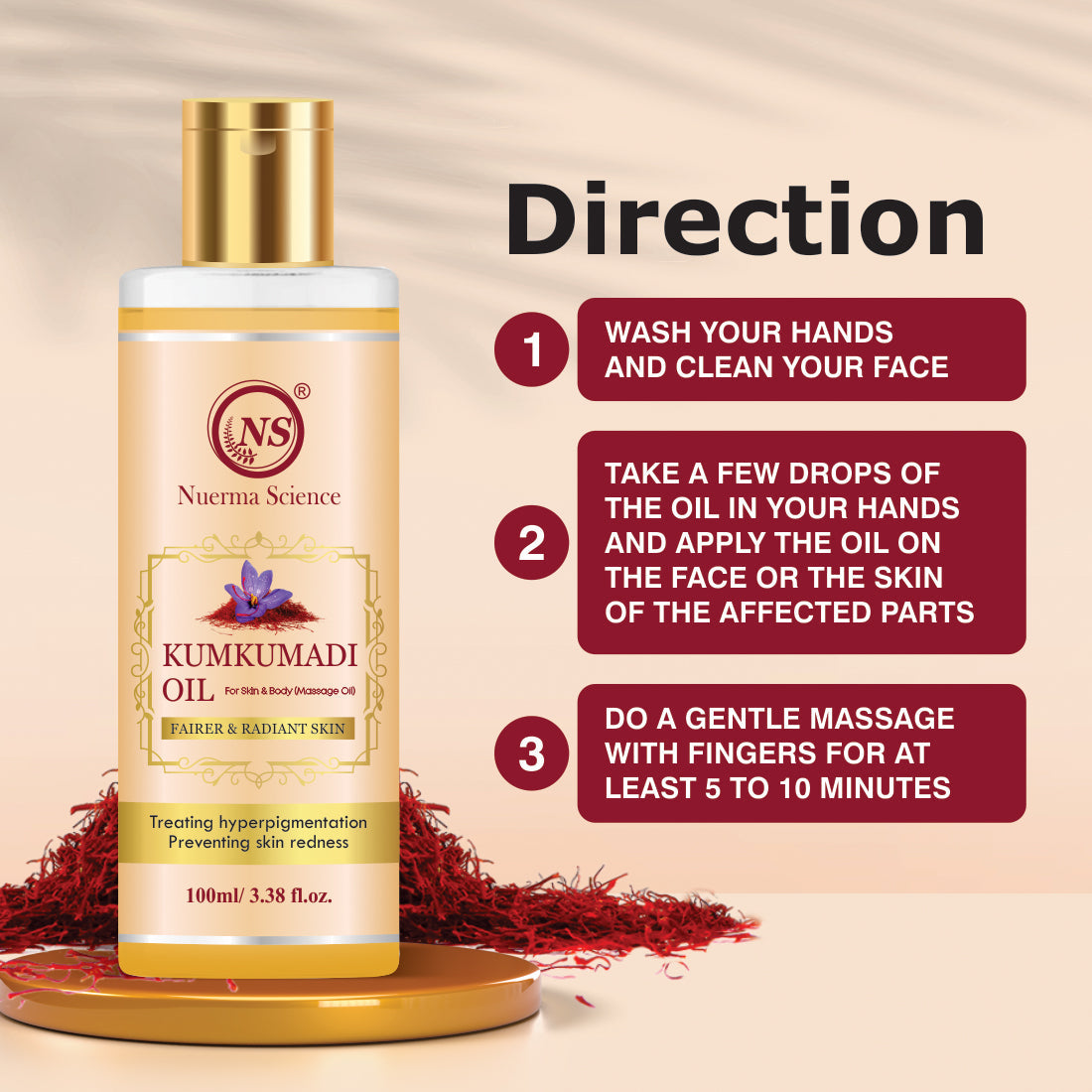 Nuerma Science Kumkumadi Oil For Skin | Grocsy