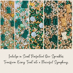 Confect Baby Shower Sprinkles | Gender Reveal Sprinkles | Gold, Silver, Mint Green & Pearl Dragees Pack of 5 (BABY SHOWER -09) | Grocsy