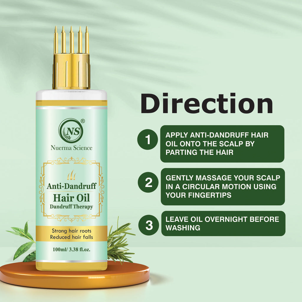 Nuerma Science Anti-Dandruff Oil | Rejuvenate Your Scalp, Rediscover Confidence | Grocsy