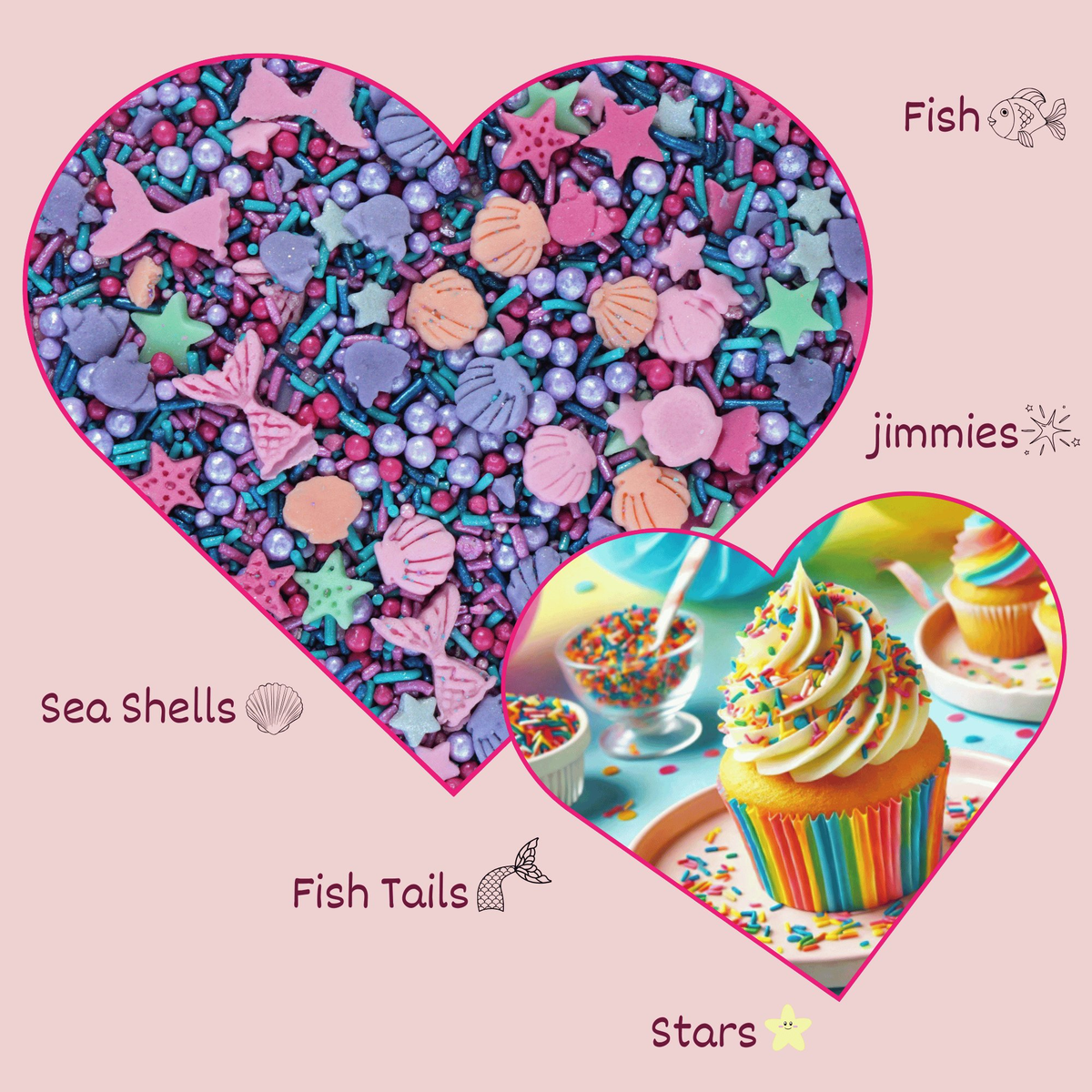 Confect Under the Sea Sprinkles for Decoration 06 | Grocsy