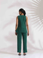 trueBrowns Green Cotton Co-ord Set | Grocsy