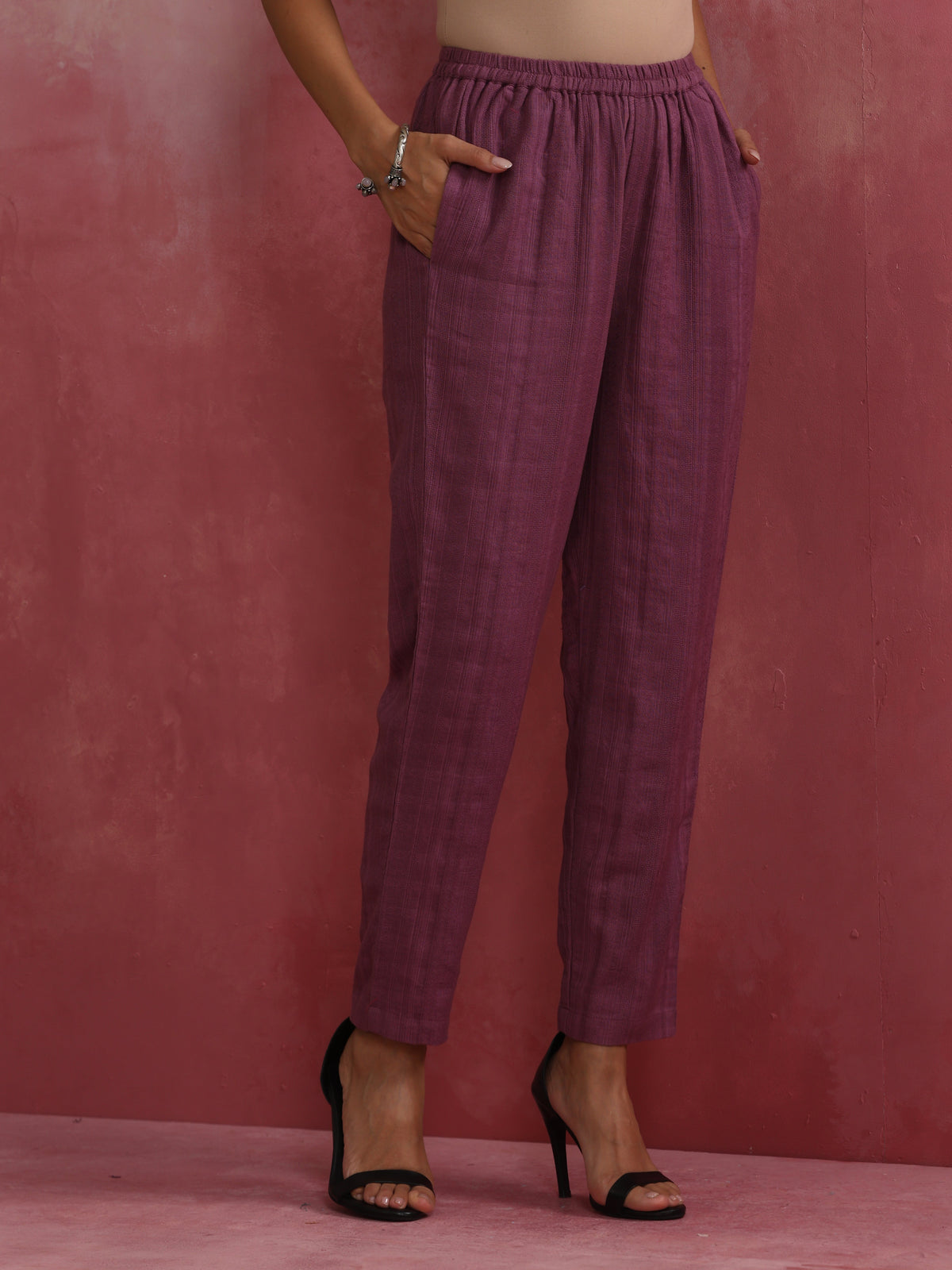 trueBrowns Sky Blue Cotton Dobby Kurta Set | Grocsy