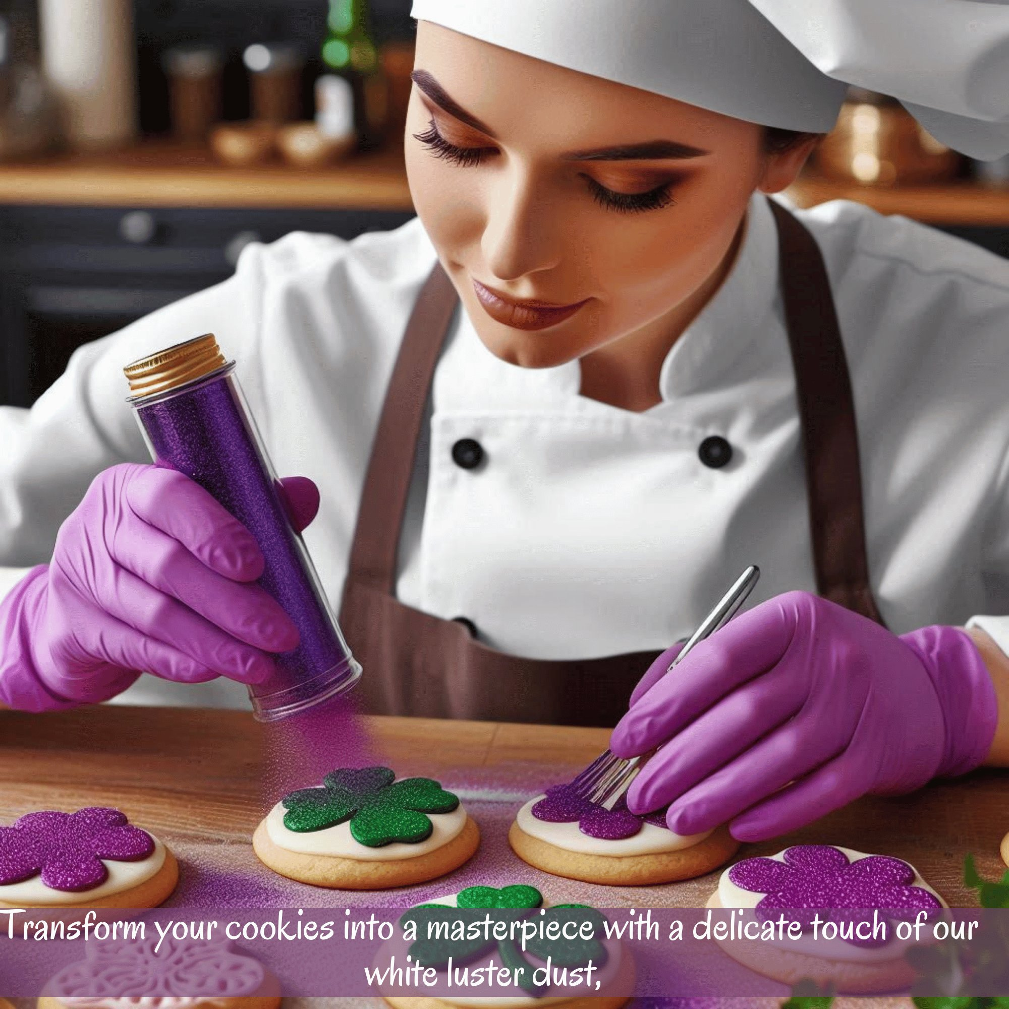 Confect Iris Purple | Edible Luster Dust | Grocsy