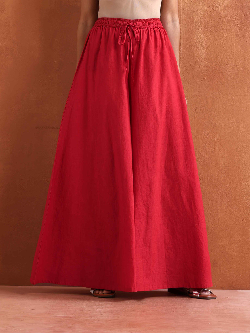 trueBrowns Pink Print Sharara Set | Grocsy