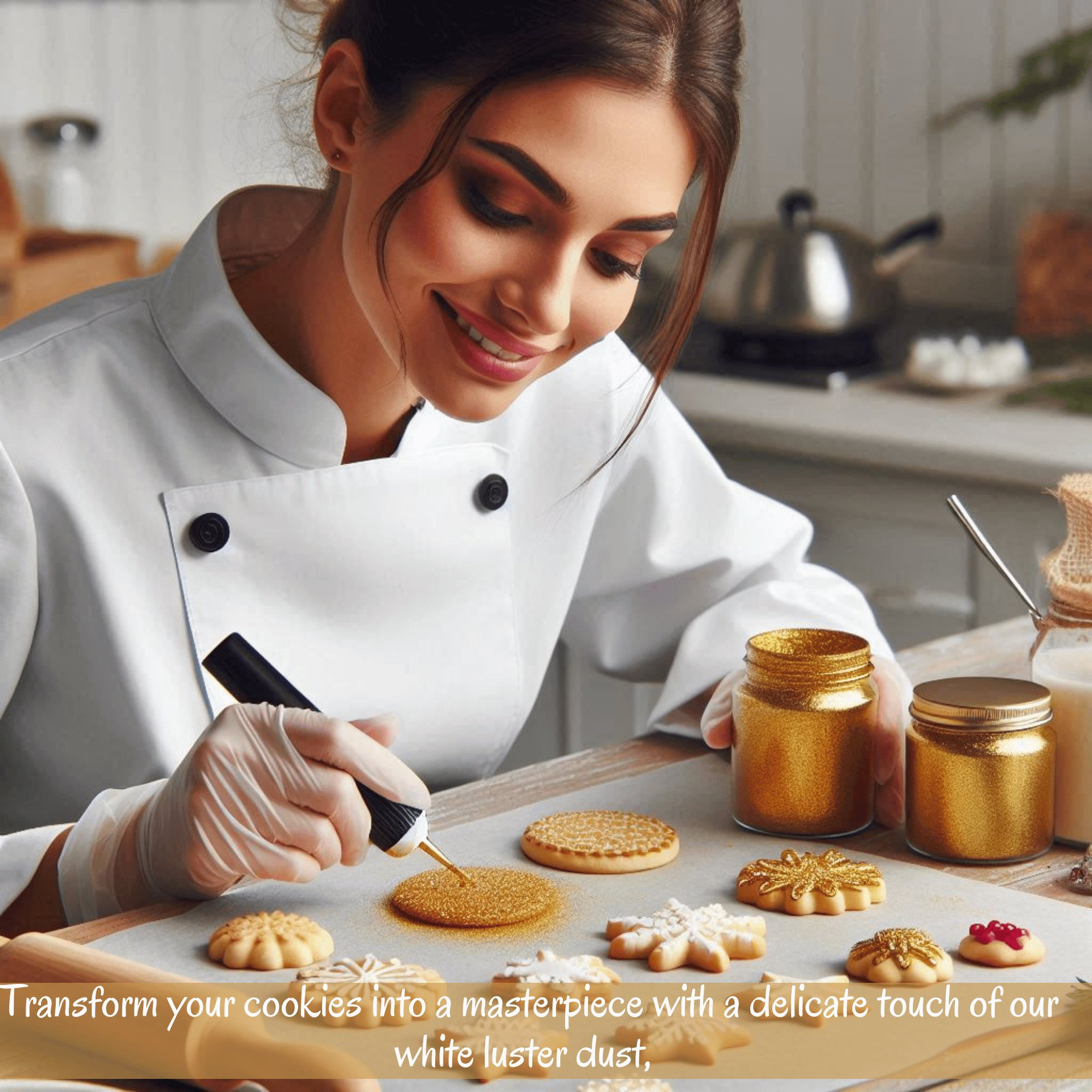 Confect Shimmer Gold | Edible Luster Dust | Grocsy