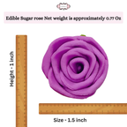 Confect Royal Fuchsia Pink | Edible Sugar Roses Topper | Grocsy