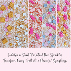 Confect Girls Baby Shower Sprinkles | Mix Heart, Teddy, Baby Feed Bottle & Baby Feet Sprinkles | Grocsy