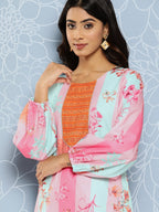 Ahalyaa Striped Ethnic Co-Ords | Grocsy