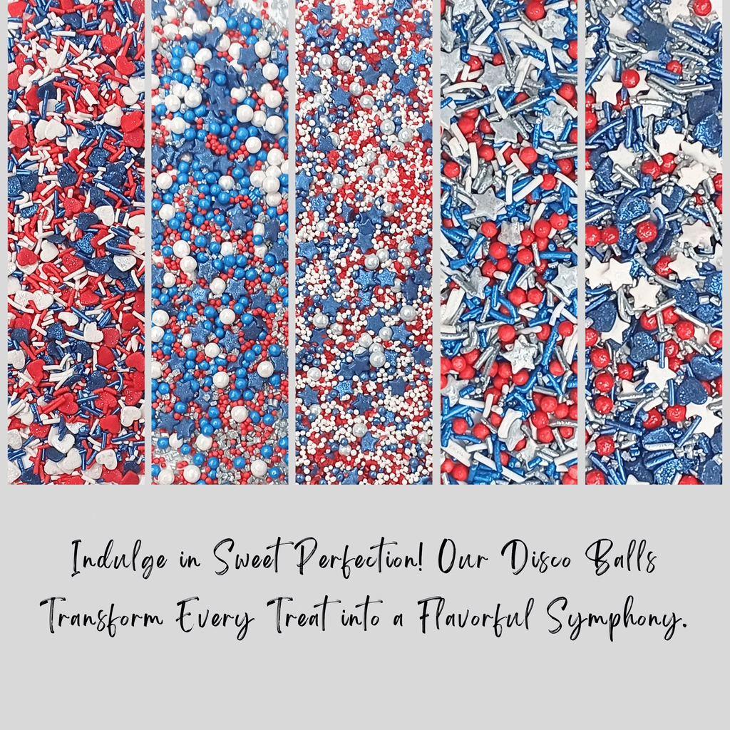 Confect Mix Heart & Star Patriotic Sprinkles | Grocsy