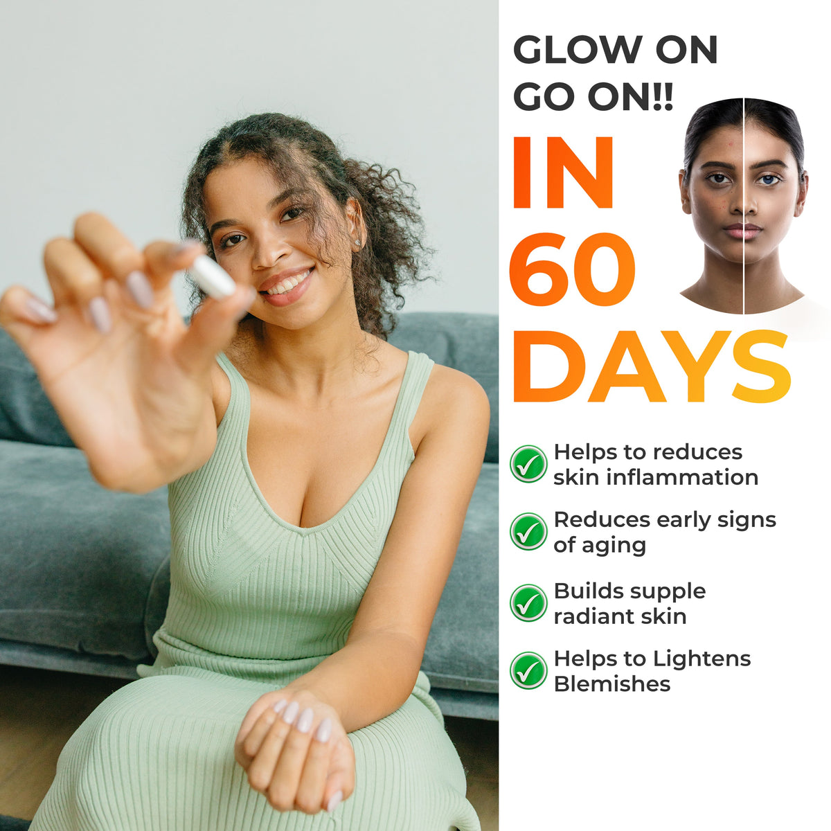 Health Veda Organics Vitamin E Capsules | Grocsy
