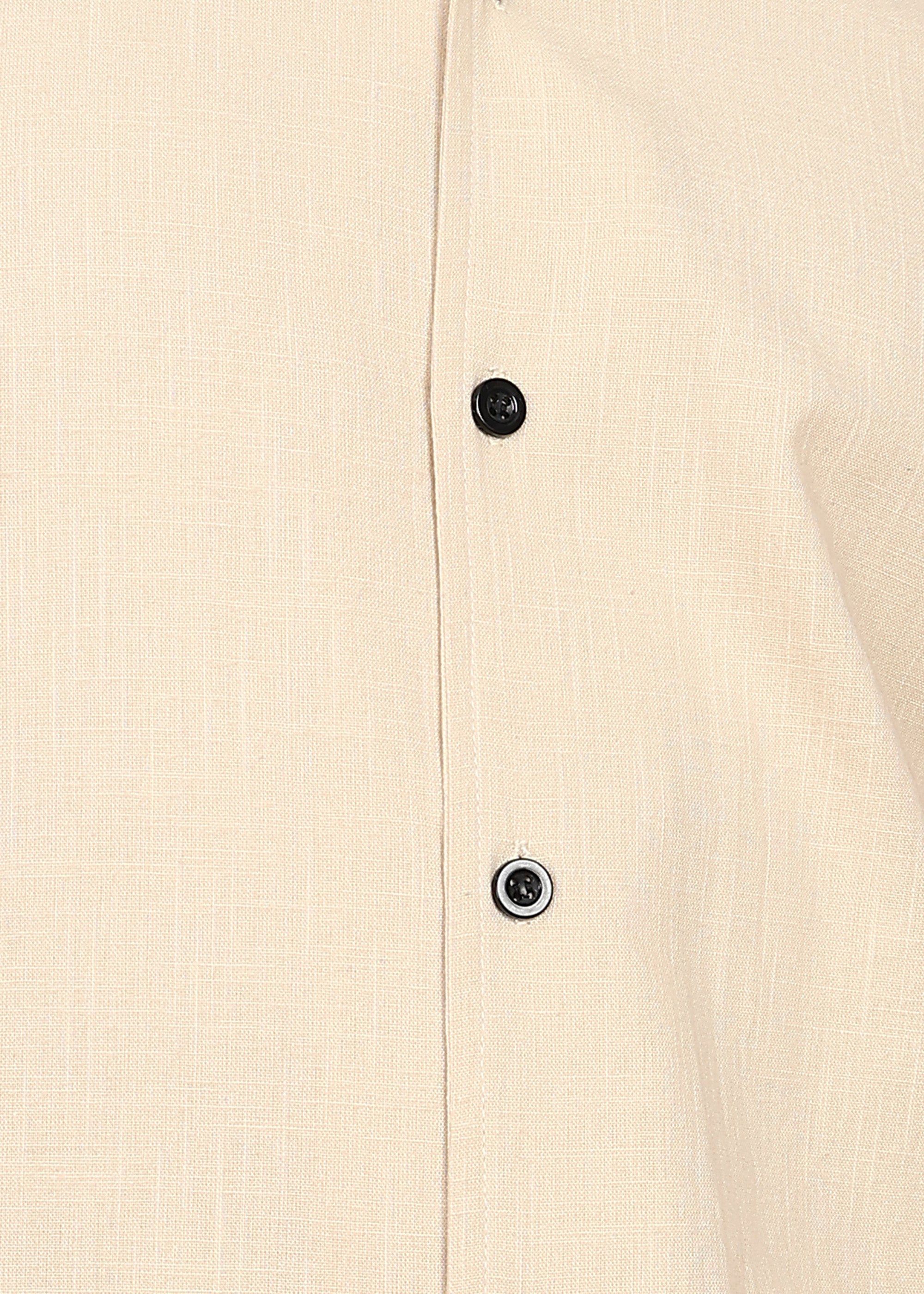 Fabmade Ivory Bloom Back-Print Shirt | Grocsy