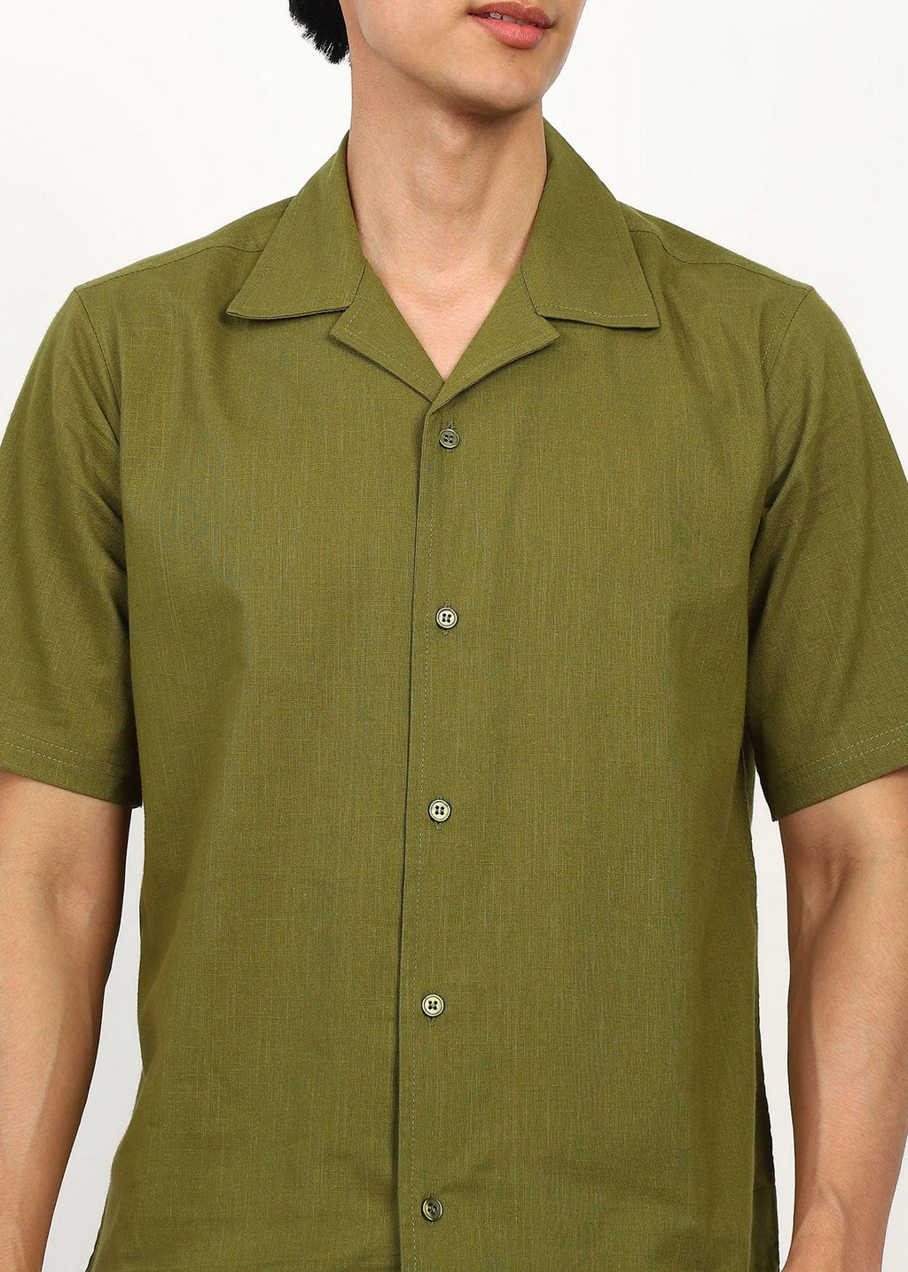 Fabmade Olive Ease Shirt | Grocsy