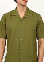 Fabmade Olive Ease Shirt | Grocsy
