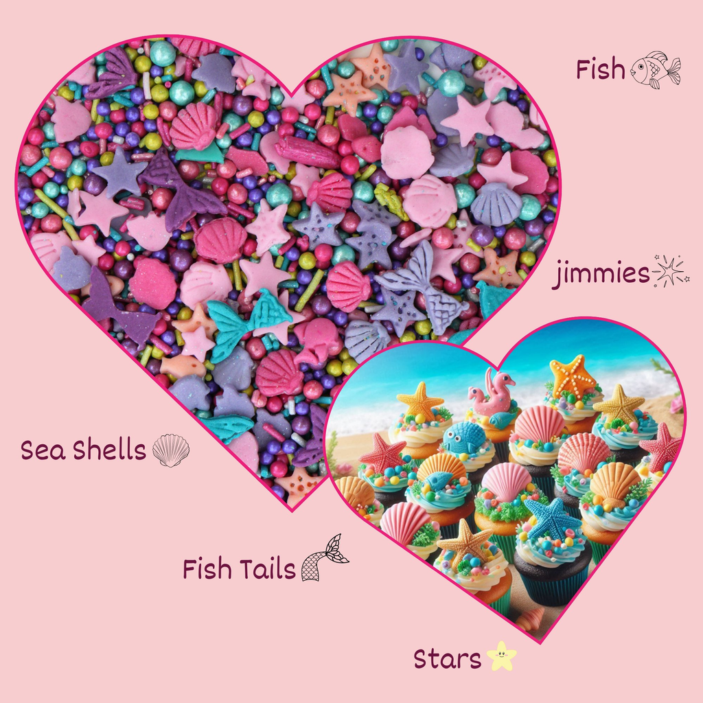 Confect Under the Sea Sprinkles for Decoration 01 | Grocsy