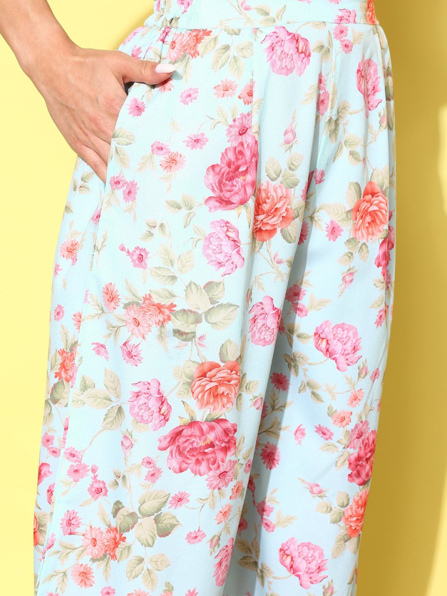 Ahalyaa Women Floral Printed Co-Ords | Grocsy