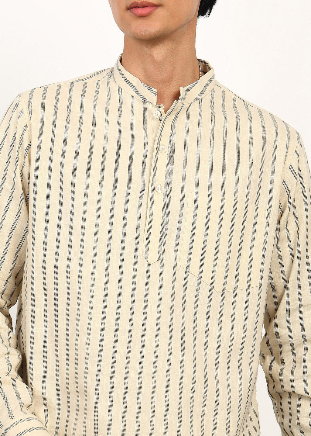 Fabmade Sandline Stripe Linen Set | Grocsy