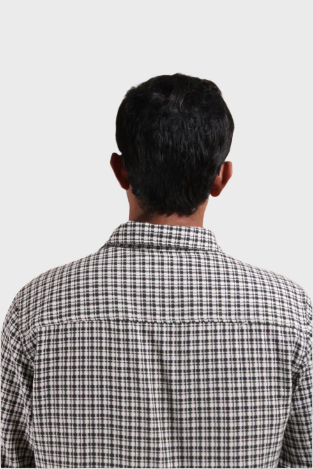 Xkind White Textured Checks Overshirt/ Shirt | Grocsy