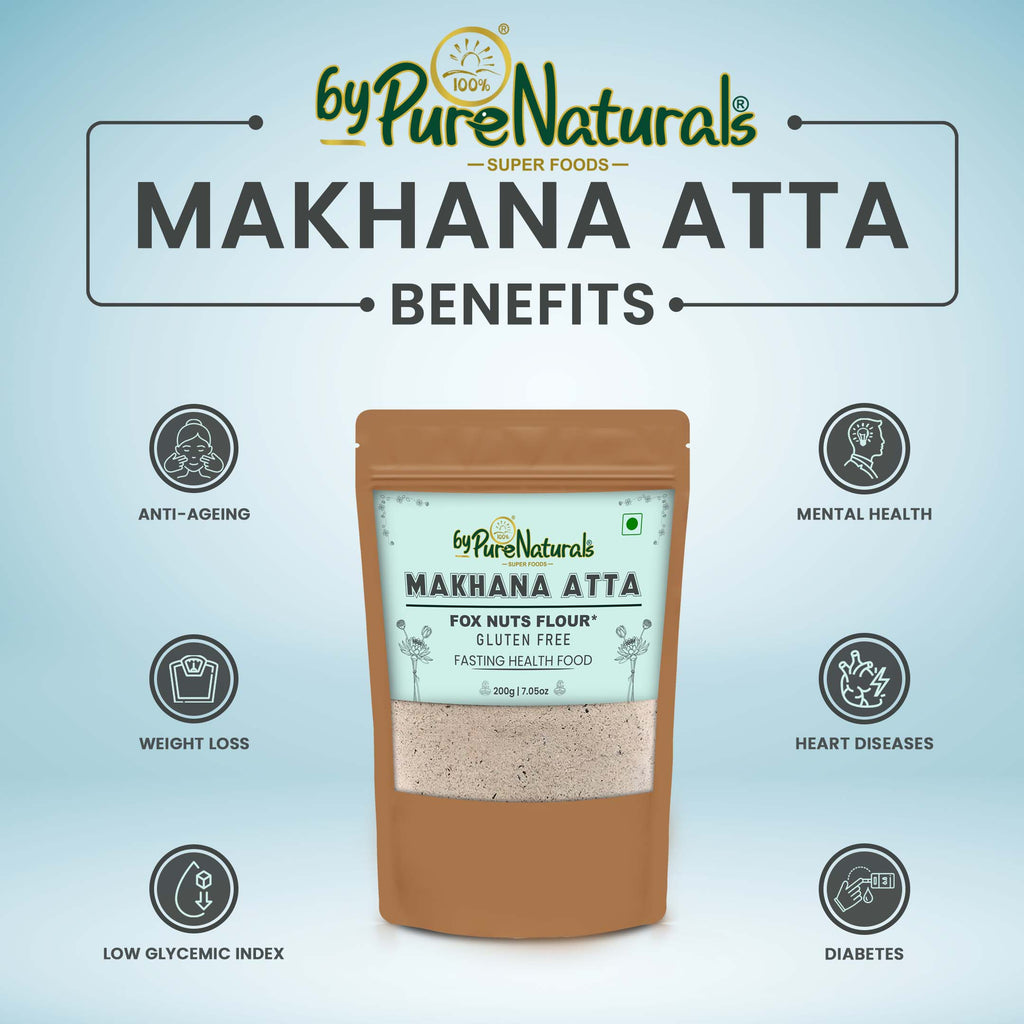 byPureNaturals Makhana Atta (Fox Nuts Flour) | Grocsy
