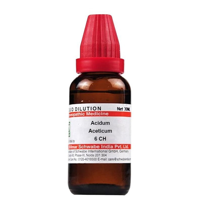Dr. Willmar Schwabe India Acidum Aceticum Dilution | Grocsy
