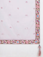 House of Panchhi Lavender Georgette Sequins And Thread Embroidery Lehenga Choli & Dupatta | Grocsy