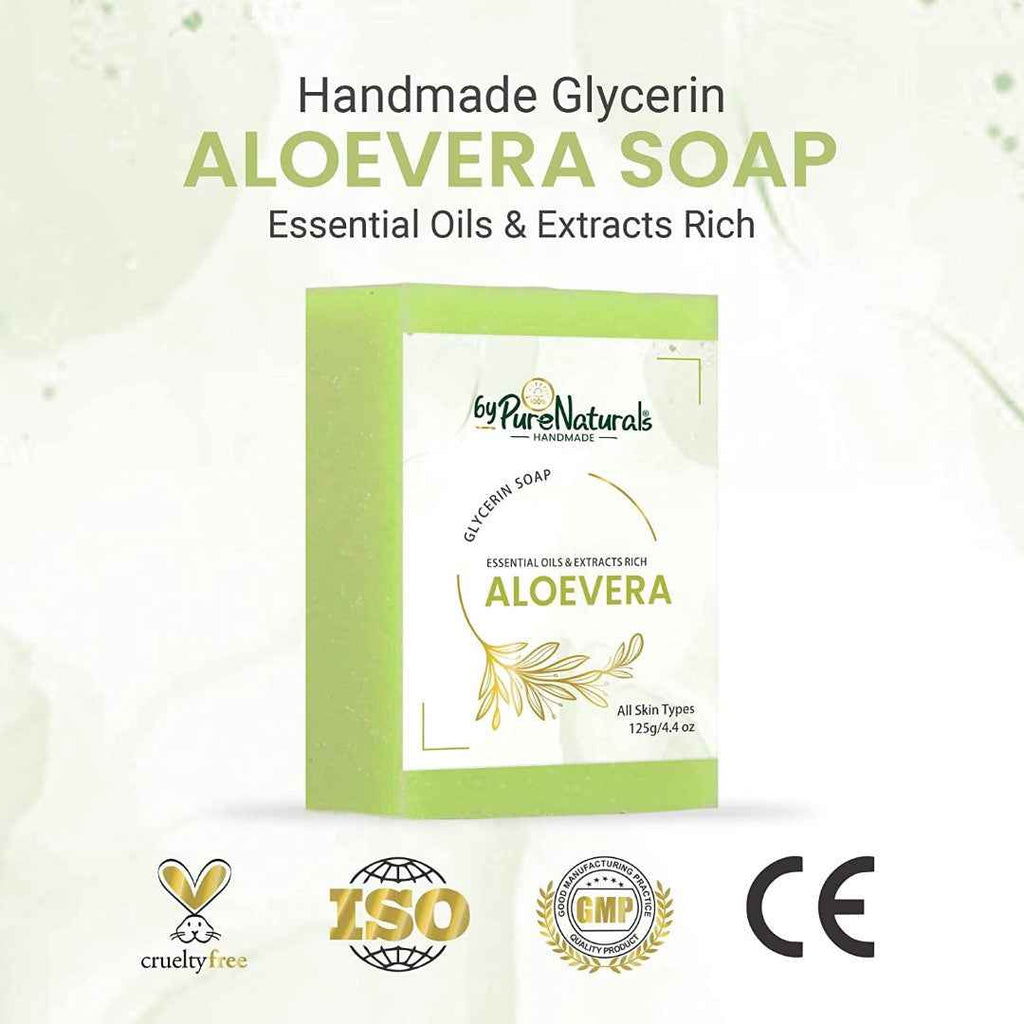byPureNaturals Aloevera Soap | Grocsy