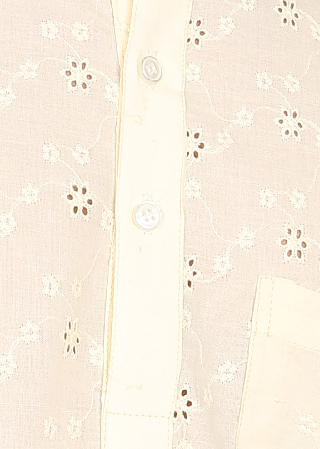 Fabmade Ivory Noor Dotted Short Kurta | Grocsy