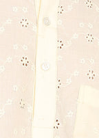 Fabmade Ivory Noor Dotted Short Kurta | Grocsy