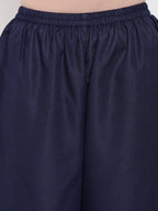 trueBrowns Linen Cotton Blue Pant | Grocsy