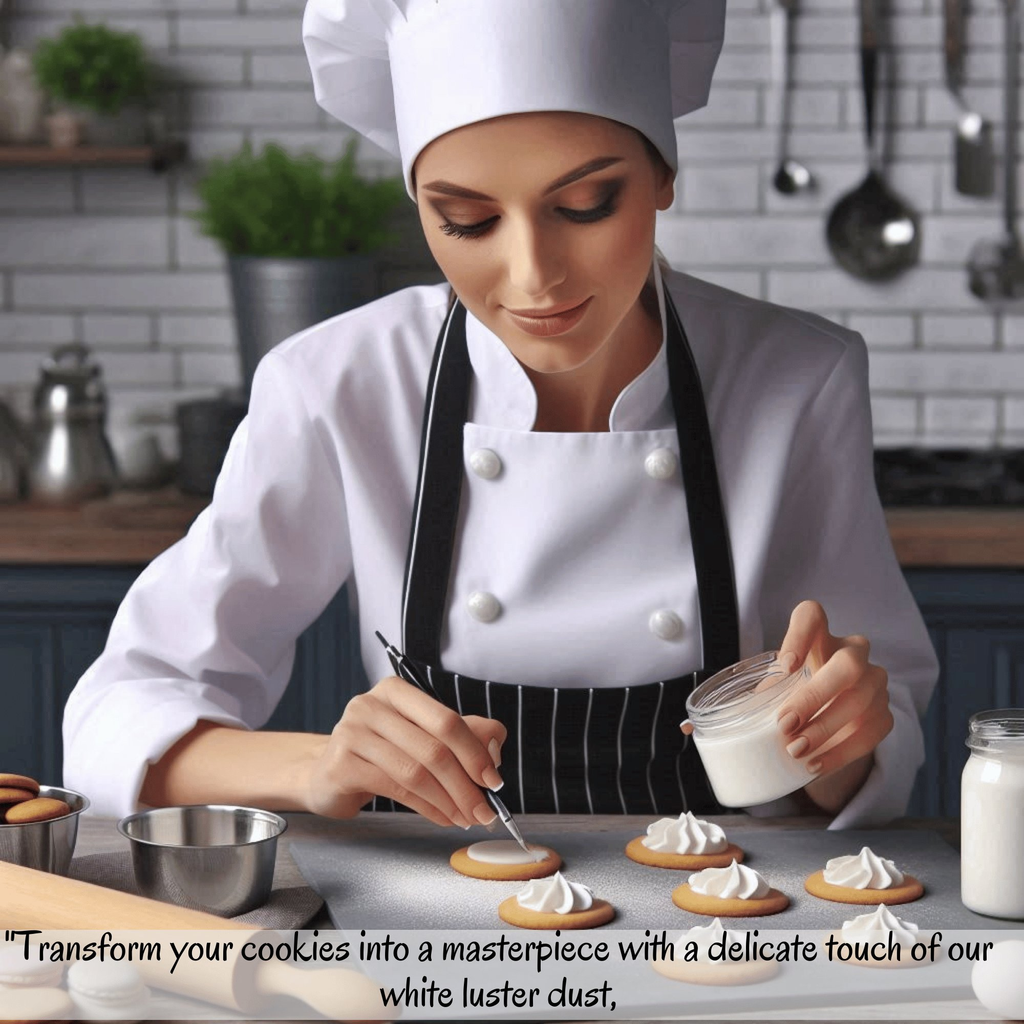 Confect Crystal White | Edible Luster Dust | Grocsy