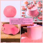 Confect Hot Pink Fondant | Edible Sugarpaste | Grocsy