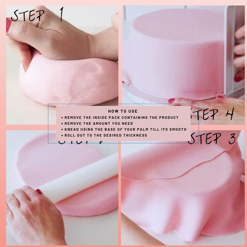 Confect Blush Pink Fondant | Edible Sugarpaste | Grocsy
