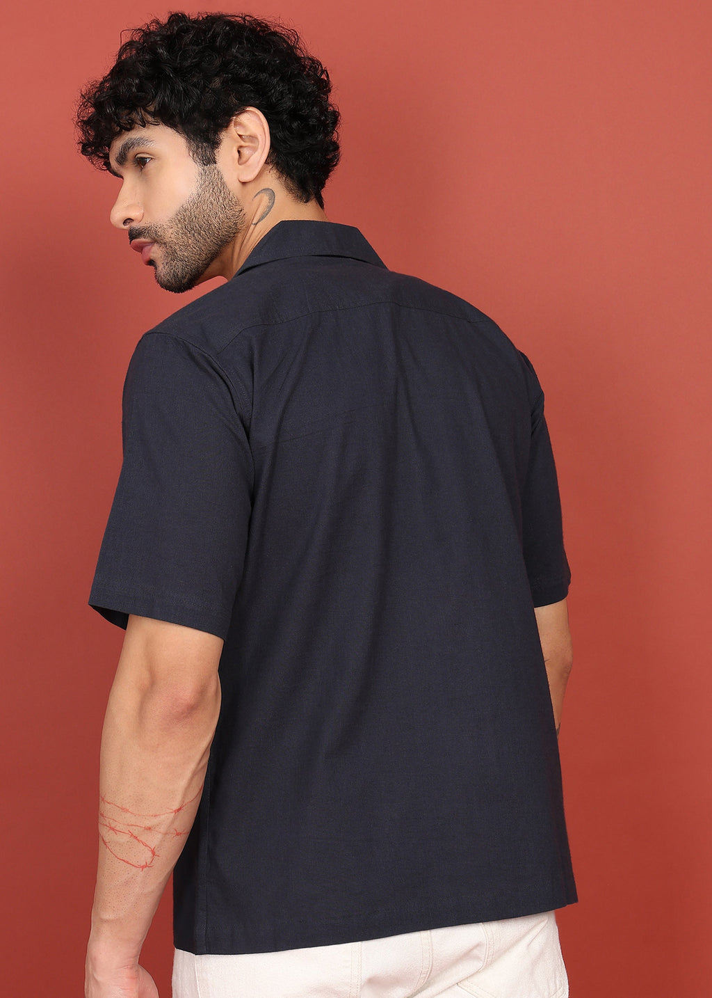 Fabmade Midnight Bloom Printed Shirt | Grocsy